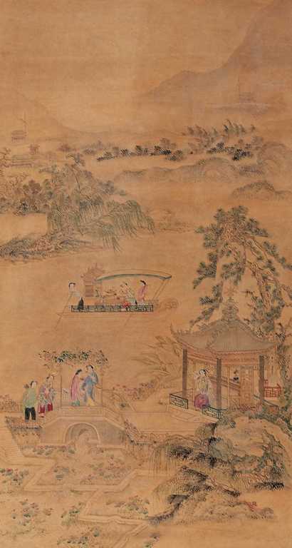 佚名 瑶台芄境 立轴